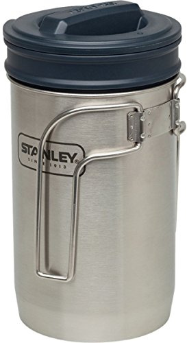 STANLEY Adventure All-In-One, Boil + Brewer French Press Coffee Maker - 32oz BPA Free Campfire Coffee Pot Heats up Tea or Soup - Great for Camping and Travel – Dishwasher Safe