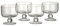 Artland - Simplicity - Set of 4 Individual Trifle Bowls - Glass Bowl for Dessert - Gift Boxed