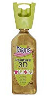 Diam's : Tube Peinture Diam's 3d : Nacré Or Antique