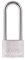 ABUS Titalium Vorhängeschloss 80TI/40HB63 - mit hohem Bügel - Kellerschloss mit leichtem, massiven Schlosskörper aus Spezial-Aluminium - ABUS-Sicherheitslevel 6 - Silber