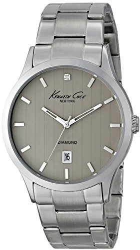KENNETH COLE HERREN-ARMBANDUHR ARMBAND EDELSTAHL + GEHÄUSE QUARZ ANALOG KC9368