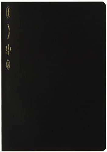 Stalogy 018 Editor's Series 1/2 Year Notebook (A5//Black) by