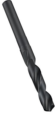 Dormer A17013.5 1/2 Reduced Parallel Shank Drill, Steam Oxide Coating, High Speed Steel, 0.5315 Head Diameter, 83 mm Flute Length
