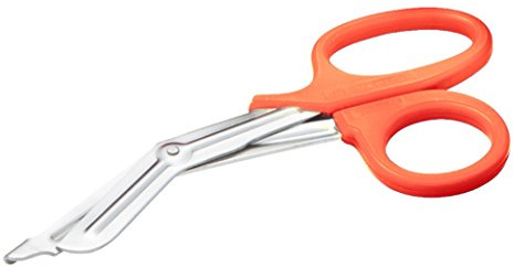 ADC 320 Medicut EMT Shears, Medical Grade, Stainless Steel, Traditional 7.25 Length, Neon Orange