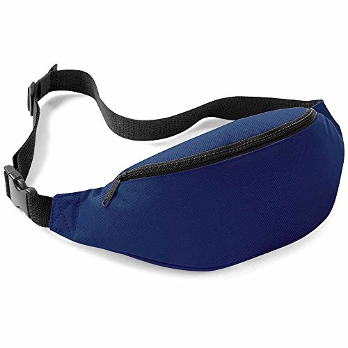 Bag Base - Gürteltasche – BG42 – Unisex – Farbe: Marineblau, Marineblau, 2,5 l, Schieber