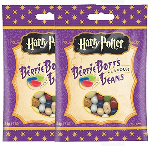Lot de 2 paquets Jelly Belly Bean Boozled Harry Potter Bertie Bott's 54g (validé UE)