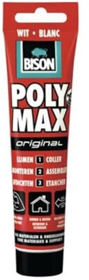 Bison Poly Max Original – Klebstoffe (Paste, Tube, mehrfarbig, Weiß, Permanent, 5 °C)
