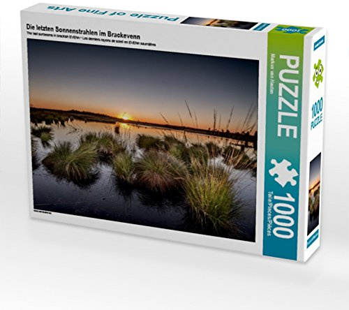 CALVENDO Puzzle Die letzten Sonnenstrahlen im Brackevenn | 1000 Teile Lege-Größe 64 x 48 cm Foto-Puzzle für glückliche Stunden