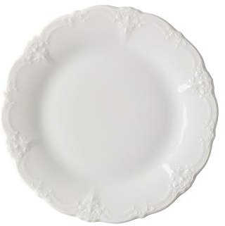 Hutschenreuther Baronesse Frühstücksteller mit Fahne, Estelle Weiß, Porzellan, 20 cm, 10020