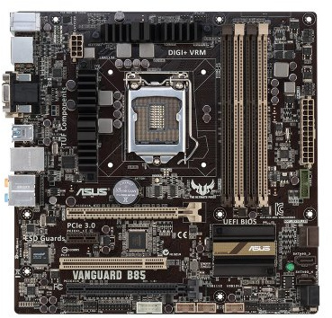 Asus 90MB0GN0-M0EAY0 Intel B85 LGA Socket H3 (1150) 1 x Ethernet 1 x HDMI 2 x USB 2.0