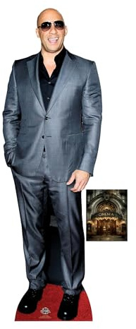 Vin Diesel Lebensgrosse Pappfiguren/Stehplatzinhaber/Aufsteller - Enthält 8X10 (25X20Cm) starfoto