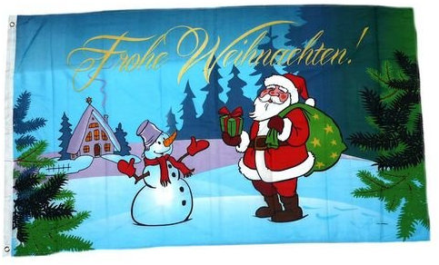 Fahne/Flagge Weihnachten Weihnachtsfahne 90 x 150 cm