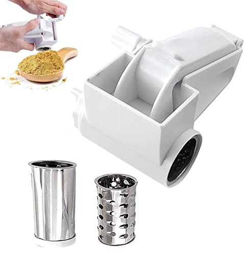 Générique Râpe rotative - Râpes rotatives PS pour la Cuisine - Moulin à Fromage, broyeur de Cuisine pour Plats de pâtes et casseroles, Produits de Boulangerie, Recettes de Desserts, etc.