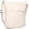 Zwei Damen Handtasche Mademoiselle.M M12 Umhängetasche 7 Liter Crossbody Bag, Schultertasche in DIN-A4-Größe, Schlüsselring, Geheimfach, inkl. extra kurzen abnehmbaren Schultergurt (off-white)
