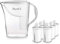 Standard-Wasserfilter PearlCo (weiß) mit 6 Classic Filterkartuschen - Reduzierung von Kalk, Chlor, Blei & Kupfer - kompatibel zu Brita Classic - Made in EU