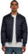 Urban Classics Herren Jacke - Basic Bomber Jacket, Bomberjacke mit aufgesetzter Tasche und Zipper am Arm, Blau (Navy 155), Gr. Small