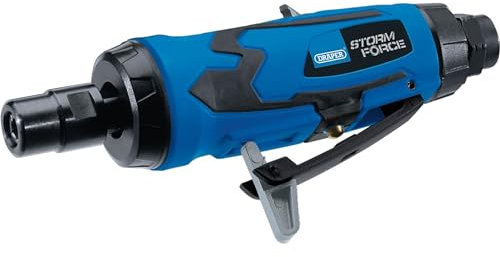 Draper 65130 Storm Force Composite Straight Mini Air Die Grinder (6mm), Blue