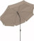 Doppler Absolut wetterfester Gartenschirm Sun Line III 150 UV-Schutz 50 Plus, Farbe greige