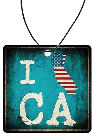 Ali Air Freshener I Love California Golden State Auto Lufterfrischer