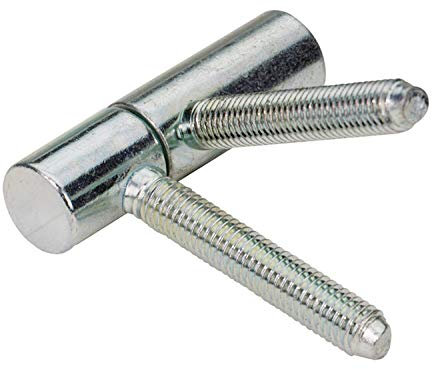 HKB ® Einbohrband für Möbeltüren und Fenster, ø 13 mm, Stahl verzinkt, 2 Stück, 9130271