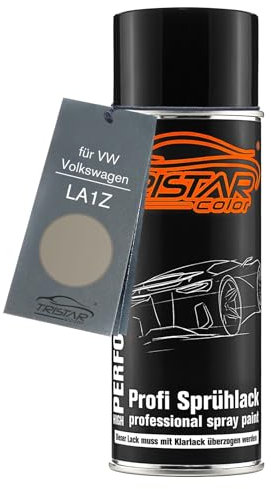 TRISTARcolor Autolack Spraydose für VW/Volkswagen LA1Z Sahara Metallic/Bege Saara Metallic Basislack Sprühdose 400ml
