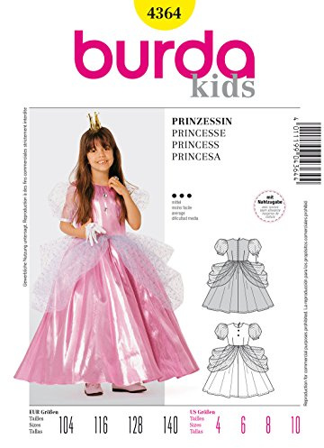 Burda Schnittmuster 4364 Gr. 104-140