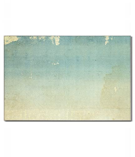 banjado Glas Magnettafel 60x40cm / Magnetwand Glas/Magnetpinnwand als Memoboard Glas/Pinnwand Magnettafel Küche, Büro, Kinderzimmer inkl. 4 Magnete & Montageset - Patina Papier