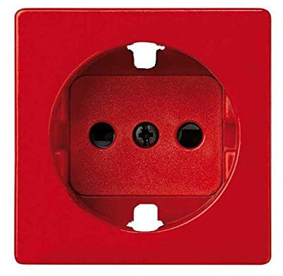Simon 82041-37 placa de pared y cubierta de interruptor Rojo