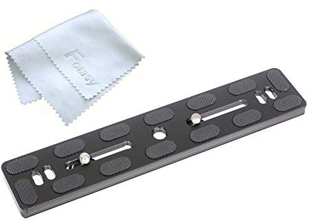 Fotasy 200mm Arca Swiss Plate, Quick Release Plate, Long Arca Type Plate, Tripod Quick Release Plate fits Arca-Swiss Universal Standard Clamp for DSLR Camera Lens Tripod Ballhead