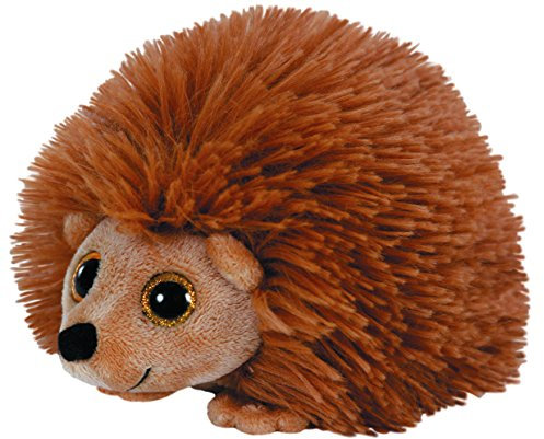 TY 41111 - Herbert - Igel mit Glitzeraugen, Beanie Babies, 15 cm, braun
