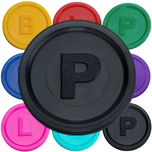 SCHWABMARKEN 1000 Pfandmarken, Chips, Token Farbe Schwarz P
