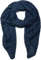 styleBREAKER Damen Schal fein gekreppt | Leichter Plissee-Schal für stilvolle Looks | Elegantes Halstuch mit fließenden Falten | Modisch Vielseitig & Angenehm weich | 96 x 192 cm, Farbe:Dunkelblau