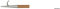 Osculati Bootshaken Messing verchromt/Holz 200 cm