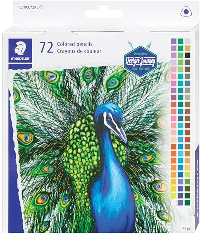 Staedtler Dreieckige Buntstifte, verschiedene Farben, 72 Stück