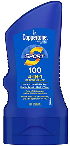 Coppertone Sport Sunscreen SPF 100 Lotion 3 Oz by Coppertone