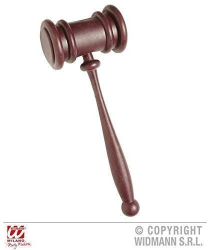 Lively Moments Hammer/Judge's Gavel/Auction Hammer in Brown for Richterkostüm