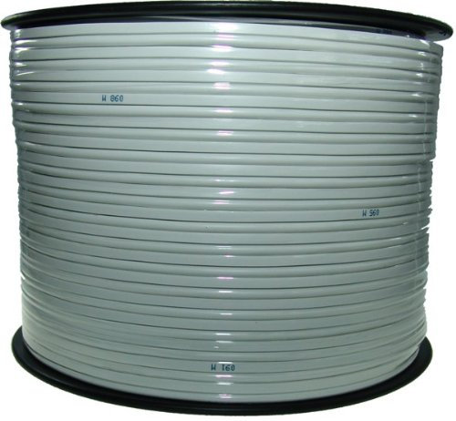câble pour enceinte blanc 2 x 1,5 mm ² 30 m