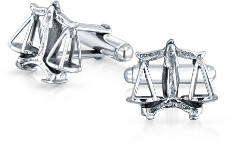 Attorney Legal Richter Anwalt Waage Hemd Manschettenknöpfe Für Männer Executive Geschenk Oxidiert .925 Sterling Silber Kugel Scharnier Zurück