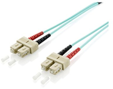 Equip LWL Patchkabel SC/50/125µ Duplex OM3 türkis 5m