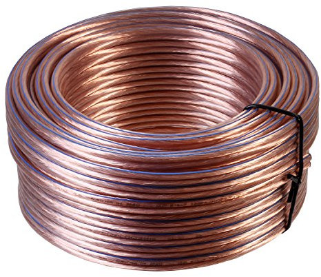 Misterhifi 15 m Lautsprecherkabel 2 x 4,0 mm², Litze: 2 x 132 x 0,2 mm, transparent isoliert, 99,99% OFC Kupferkabel, Made in Germany, Boxenkabel/Audiokabel für Lautsprecher und Heimkino