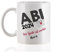 Herz & Heim® Kaffeetasse - Geschenk Abitur 2025 oder Schulabschluss - mit Namensaufdruck Spuk ist vorbei
