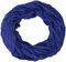 Miobo Loop Schal Crinkle Schal Halstuch Unifarbe 70 x 180cm Frühling Sommer Herbst Rund Marine