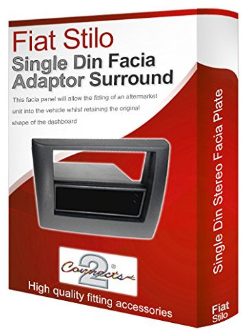 Connects2 Adaptateur de façade Auto-Radio pour Fiat Stilo, avec Lecteur CD stéréo.