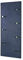 HAKU Möbel Wandgarderobe Chrom, granitoptik, MDF, Metall - Maße: B 80 cm x H 30 cm x T 6 cm, Style: Modern