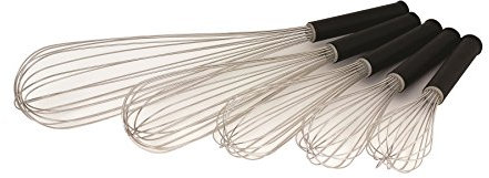 Genware nev-6338–40 behandelt Schneebesen, Heavy Duty, Nylon, 40 cm