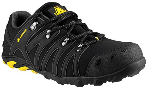 Amblers Safety Unisex FS23 Soft Shell Safety Trainer, Black, Size UK 14