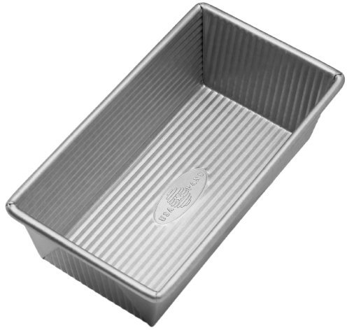 USA Pans 1140LF Bakeware Aluminized Steel 1 Pound Loaf Pan, Silver