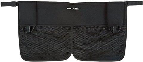 Maclaren Organiser universale Twin - Tiene a portata di mano le cose essenziali. Si fissa a tutti i passeggini Maclaren Twin e a tutte le marche di passeggini doppi con chiusura ad ombrello.
