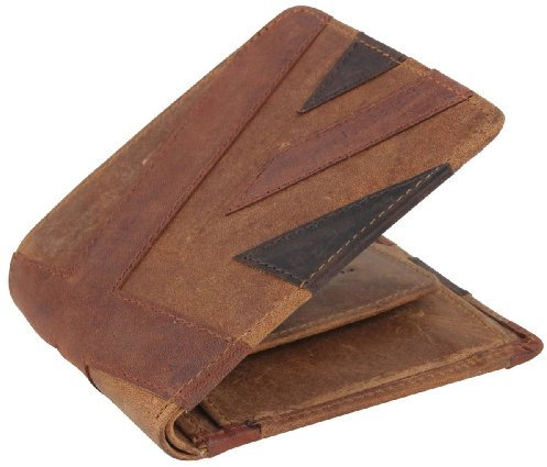 Union Jack Leather Mustard Wallet