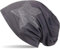styleBREAKER Klassische leichte Unisex Beanie Mütze mit Stern Strass Applikation 04024019, Farbe:Anthrazit